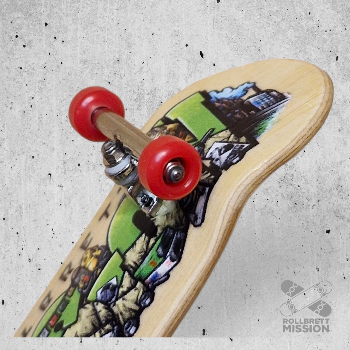 Custom x Rollbrett Mission Fingerboard Pro Complete Shop Spirit 32mm - Fingerboard - Rollbrett Mission