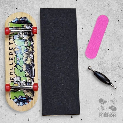 Custom x Rollbrett Mission Fingerboard Pro Complete Shop Spirit 32mm - Fingerboard - Rollbrett Mission