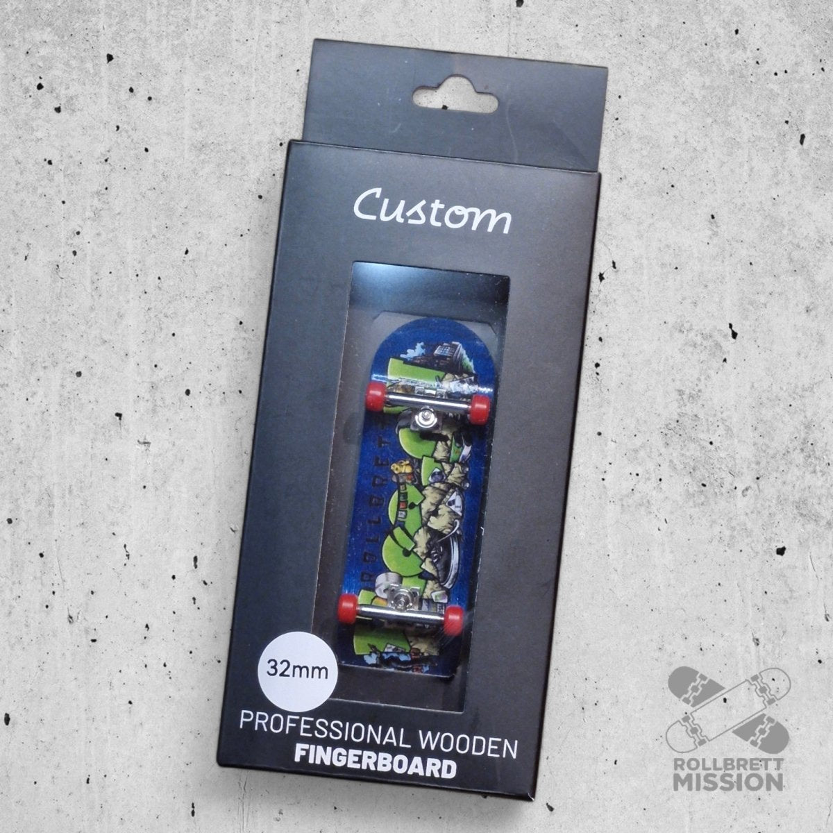 Custom x Rollbrett Mission Fingerboard Pro Complete Shop Spirit 32mm - Fingerboard - Rollbrett Mission