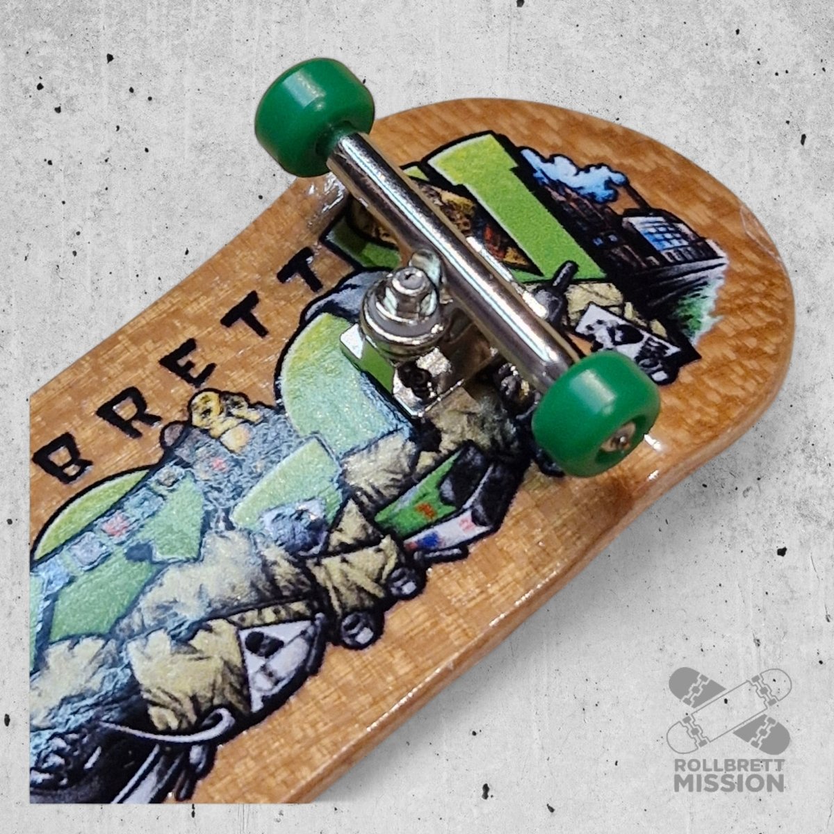 Custom x Rollbrett Mission Fingerboard Pro Complete Shop Spirit 34mm - Fingerboard - Rollbrett Mission