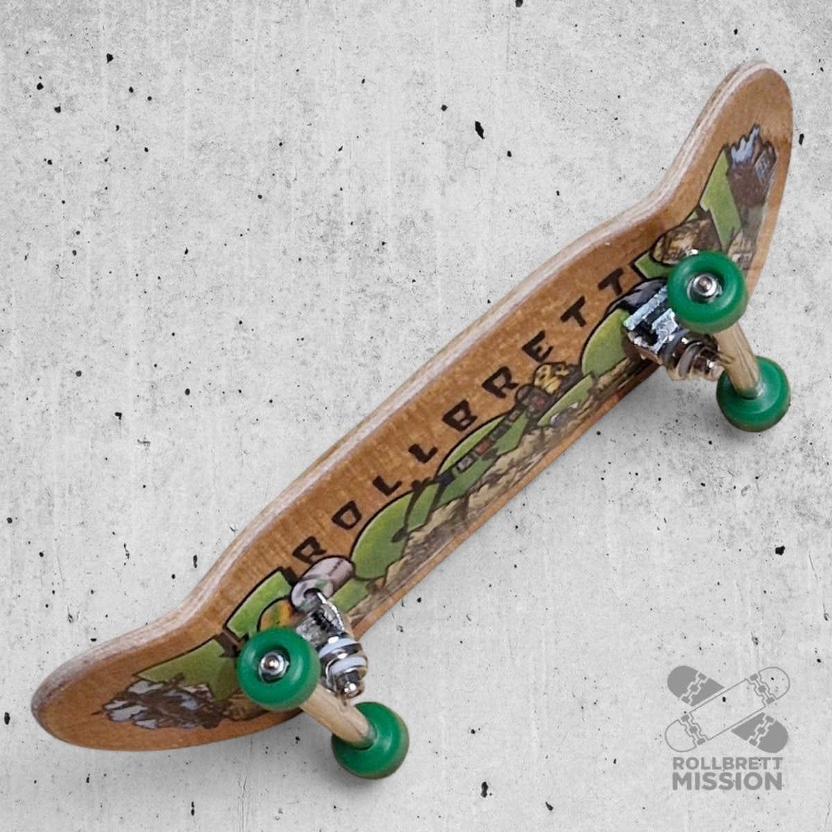 Custom x Rollbrett Mission Fingerboard Pro Complete Shop Spirit 34mm - Fingerboard - Rollbrett Mission