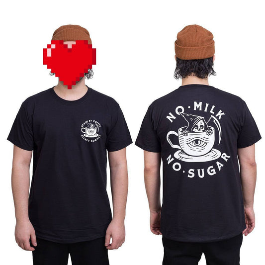 Death By Coffee "Creeper Reaper" T - Shirt Black - Rollbrett Mission