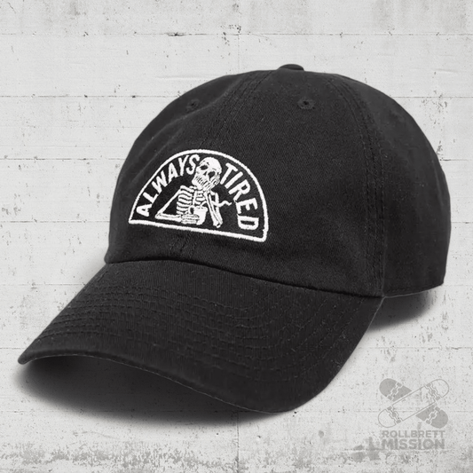 DEATH BY COFFEE Dad Cap Always Tired black - Kopfbekleidung & - tücher - Rollbrett Mission