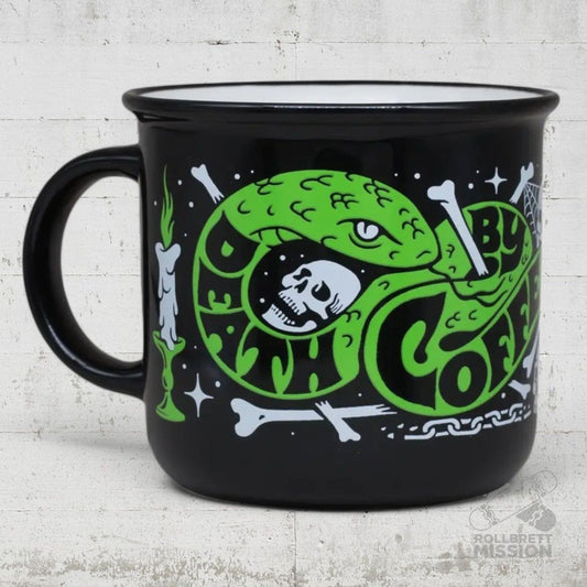 DEATH BY COFFEE Tasse 350ml Snake Mug - Taschen & Gepäck - Rollbrett Mission