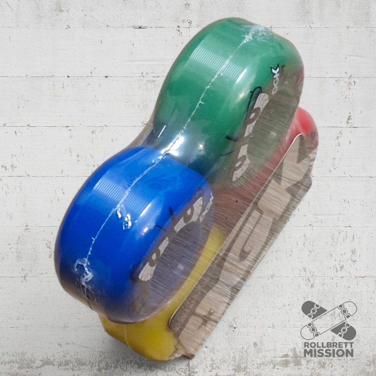 DGK Drizzle Wheels 52mm 101A bunt - Skateboard - Rollen - Rollbrett Mission