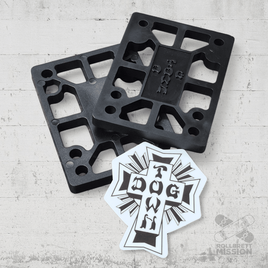 Dogtown Riser Pads 1/4" black - Rollbrett Mission