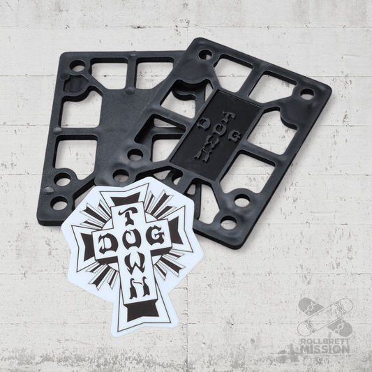 Dogtown Riser Pads 1/8" black - Rollbrett Mission