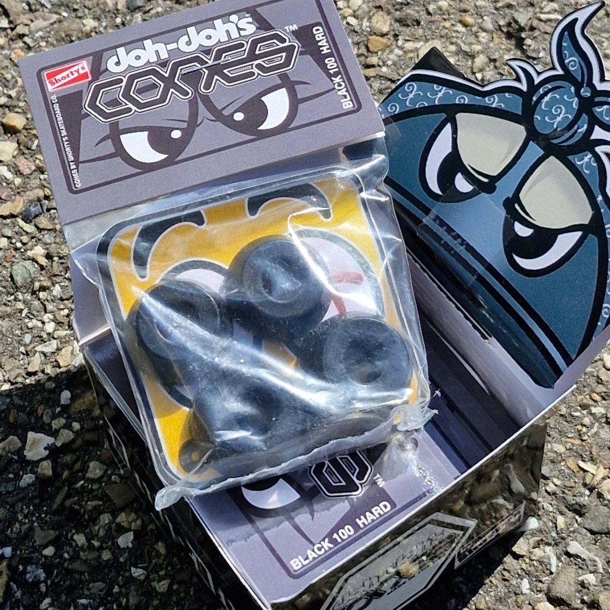 Doh - Doh CONES Bushings 100A hard black - Skateboard - Kleinteile - Rollbrett Mission
