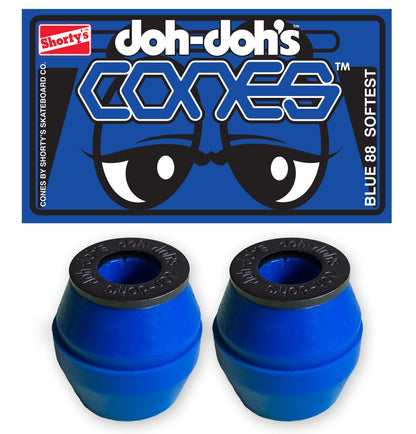 Doh - Doh CONES Bushings 88A Softest blue - Skateboard - Kleinteile - Rollbrett Mission