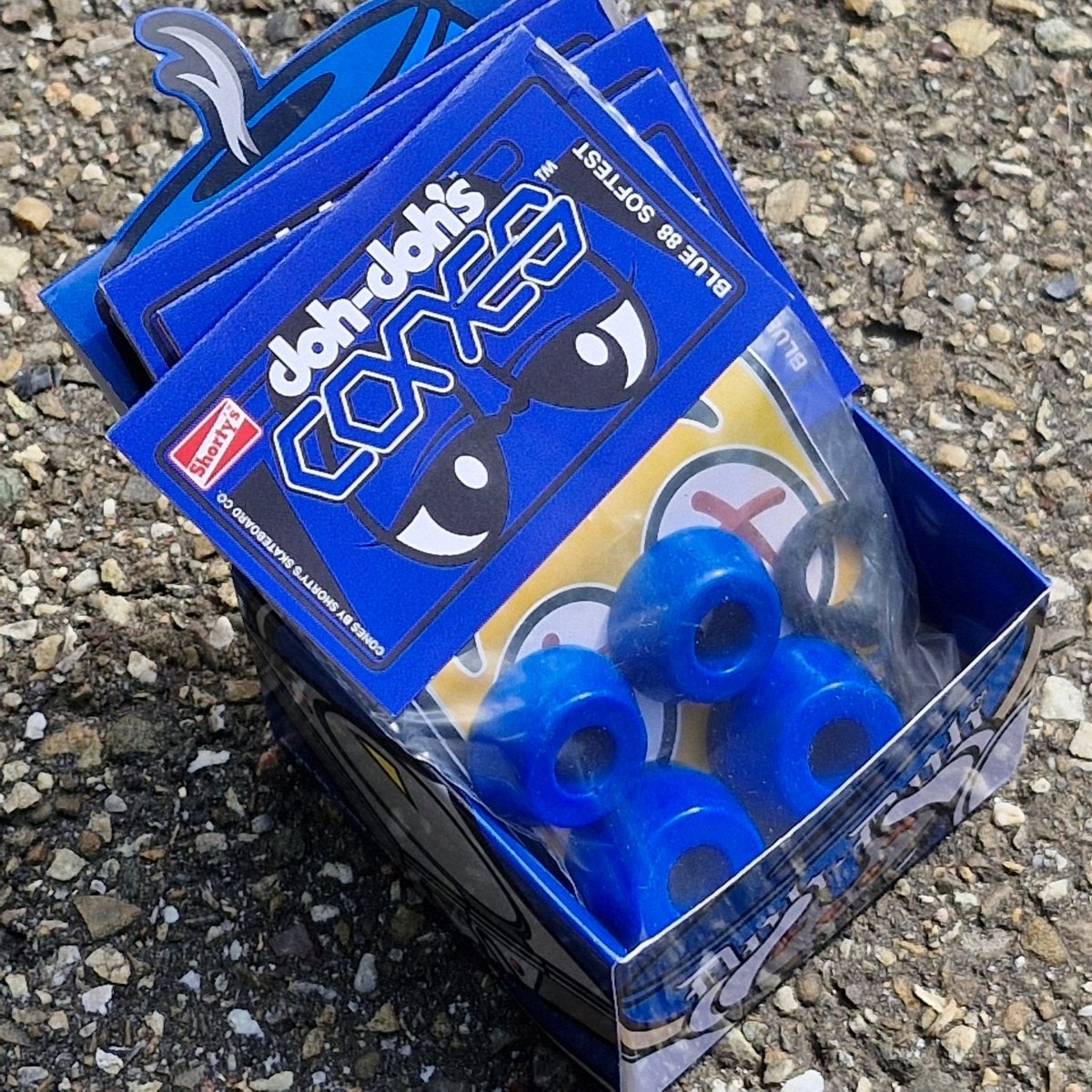 Doh - Doh CONES Bushings 88A Softest blue - Skateboard - Kleinteile - Rollbrett Mission