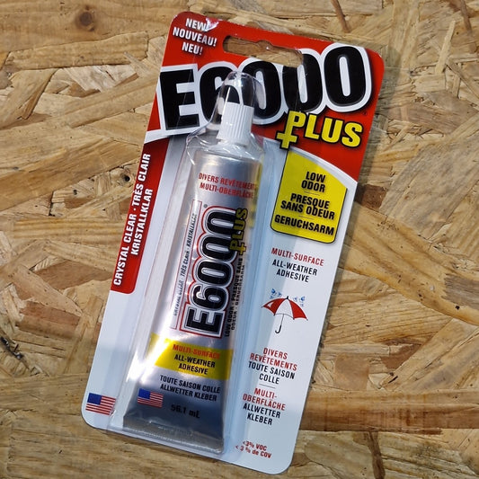 E6000 Plus Craft Glue clear 56.1 ml Tube Schuhreparatur Kleber transparent - Skateboard-Kleinteile - Rollbrett Mission