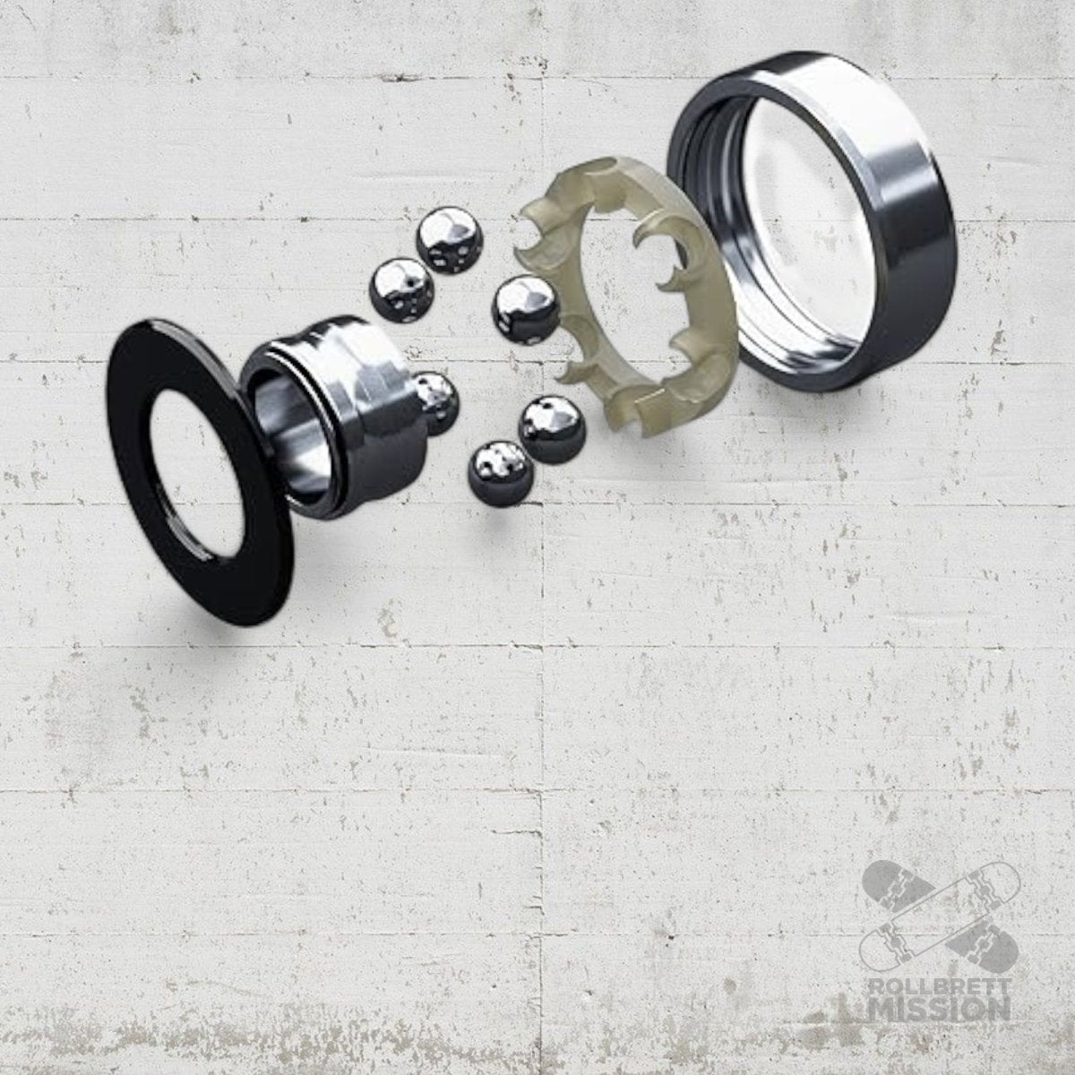 Eaze RS1 Racing Series Six Ball Bearings Skateboard Kugellager - Skateboard - Kleinteile - Rollbrett Mission