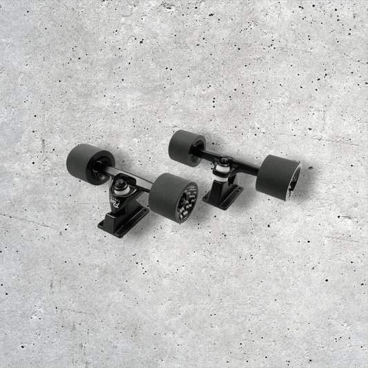 Flux Surfskate Components Trucks Wheels Set 158mm 9.0 black - Skateboard - Teile - Rollbrett Mission