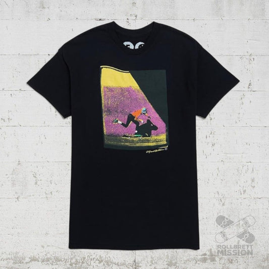 Foundation T-Shirt Pop Push black - Rollbrett Mission