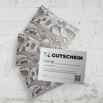 Geschenkgutschein - Geschenkgutscheine - Rollbrett Mission