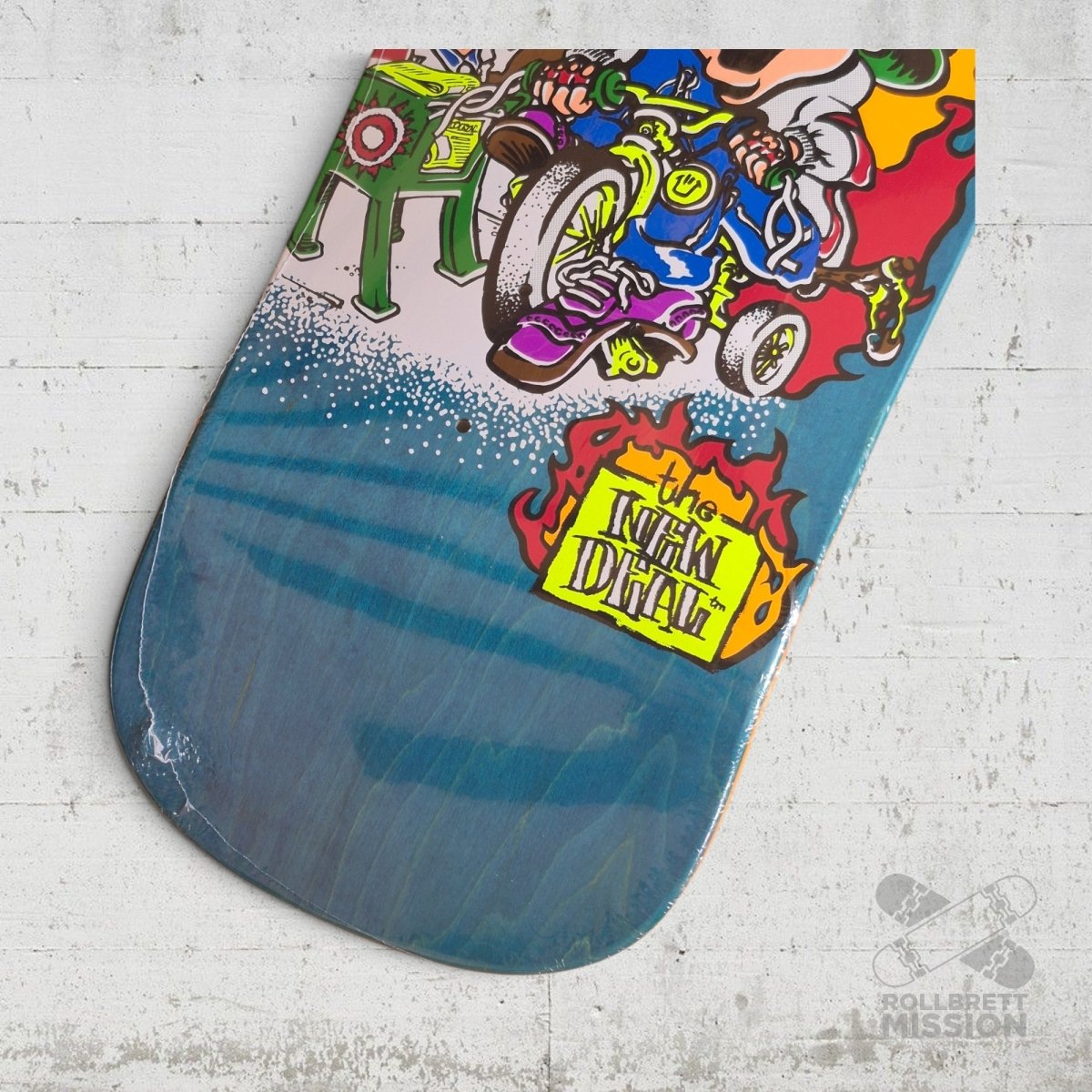 Heritage New Deal Andy Howell Tricycle Kid 9.63 Shaped Deck - Skateboard-Decks - Rollbrett Mission