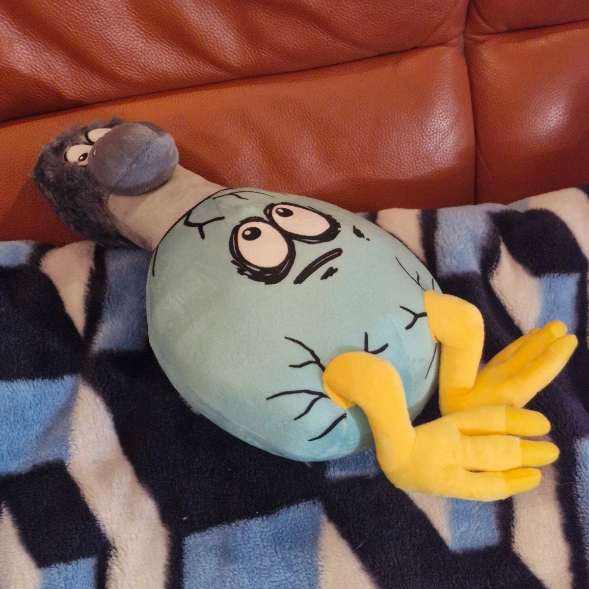 Heroin Emu Egg Plush Plüschtier - Rollbrett Mission
