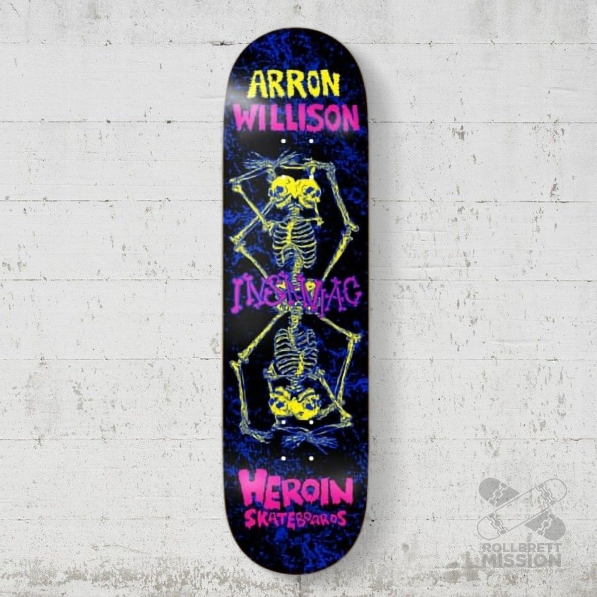 Heroin Skateboards Aaron Knock Off 8.5 Deck - Skateboard - Decks - Rollbrett Mission