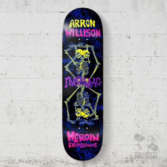 Heroin Skateboards Aaron Knock Off 8.5 Deck - Skateboard - Decks - Rollbrett Mission