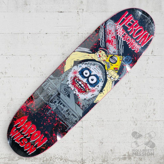 Heroin Skateboards Aaron Wilson Teggxas Egg SYM 8.88 Deck - Skateboard - Decks - Rollbrett Mission