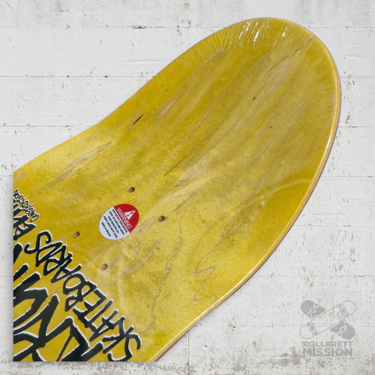 Heroin Skateboards Aaron Wilson Teggxas Egg SYM 8.88 Deck - Skateboard - Decks - Rollbrett Mission