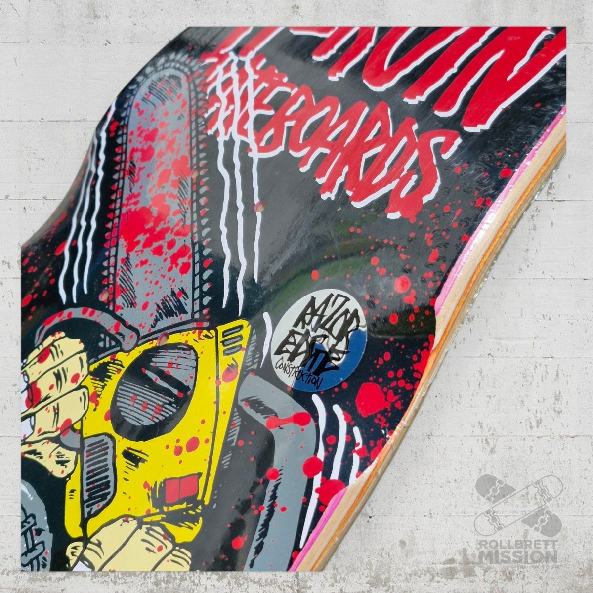 Heroin Skateboards Aaron Wilson Teggxas Egg SYM 8.88 Deck - Skateboard - Decks - Rollbrett Mission
