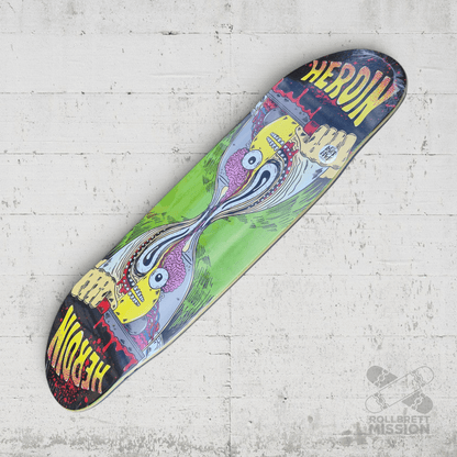 Heroin Skateboards Anatomy Merged 9.25 Sym Egg Deck - Skateboard - Decks - Rollbrett Mission