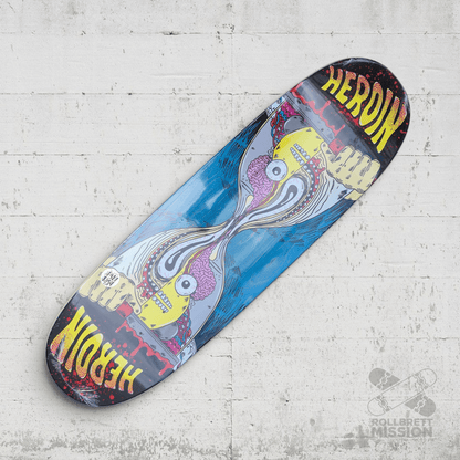 Heroin Skateboards Anatomy Merged 9.25 Sym Egg Deck - Skateboard - Decks - Rollbrett Mission