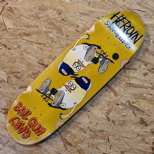 Heroin Skateboards Bail Gun Gary 4 9.75 Egg - Skateboard-Decks - Rollbrett Mission