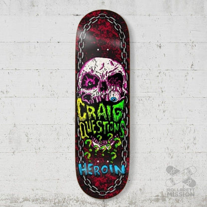 Heroin Skateboards Craig Knock Off 9.25 Deck - Skateboard - Decks - Rollbrett Mission