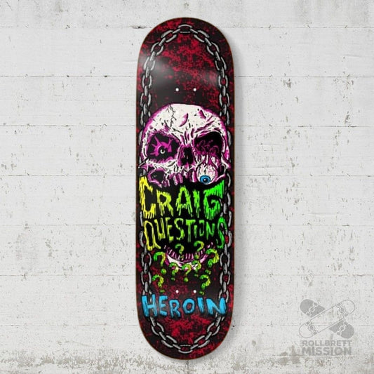 Heroin Skateboards Craig Knock Off 9.25 Deck - Skateboard - Decks - Rollbrett Mission