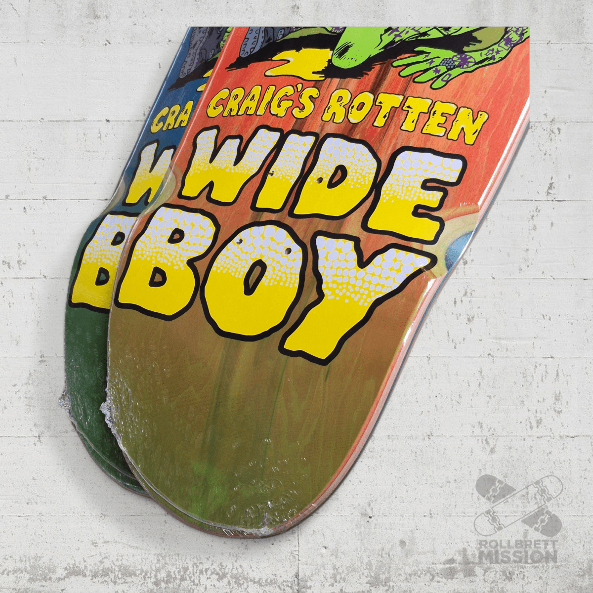 Heroin Skateboards Craig's Rotten Wide Boy 10.75 Deck - Skateboard - Decks - Rollbrett Mission