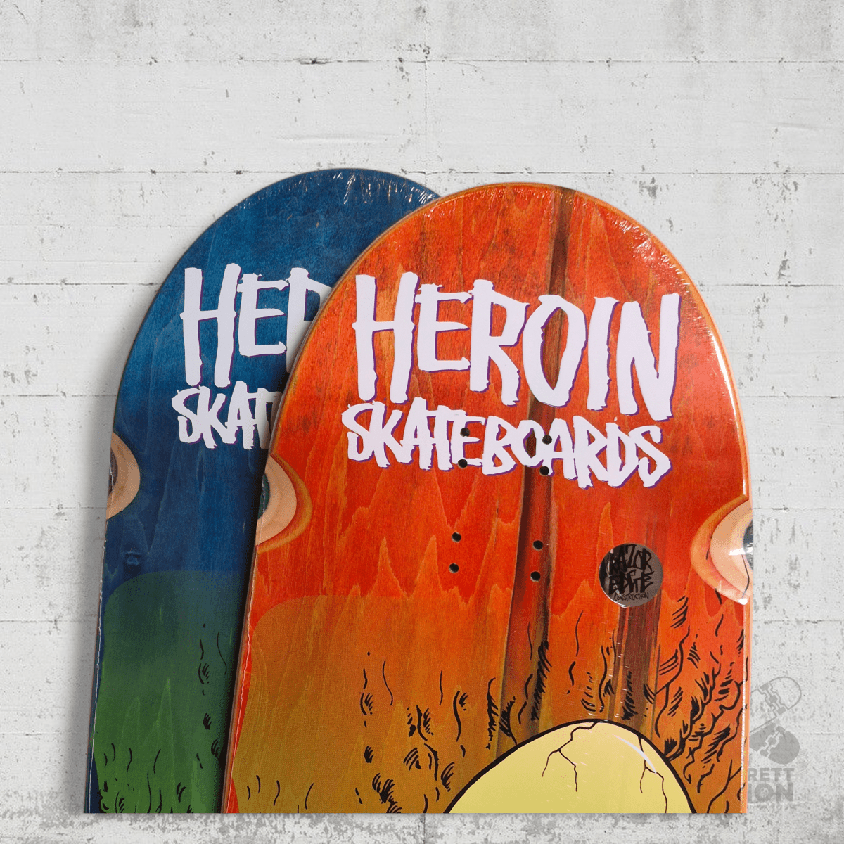 Heroin Skateboards Craig's Rotten Wide Boy 10.75 Deck - Skateboard - Decks - Rollbrett Mission