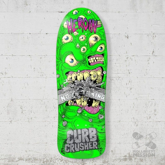 Heroin Skateboards Curb Crusher Chomp XXL 10.25 Deck - Skateboard - Decks - Rollbrett Mission