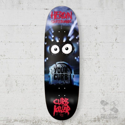Heroin Skateboards Curb Killer 8 10.0 Deck - Skateboard - Decks - Rollbrett Mission