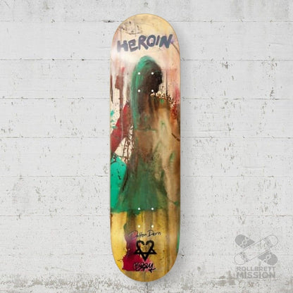 Heroin Skateboards Dalton Dern x Bam Margera 8.375 Deck - Skateboard - Decks - Rollbrett Mission