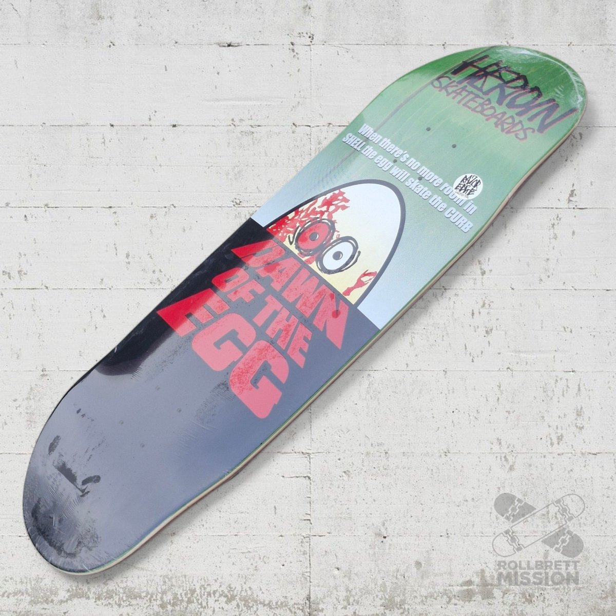 Heroin Skateboards Dawn Of The Egg 9.4 Deck - Skateboard - Decks - Rollbrett Mission