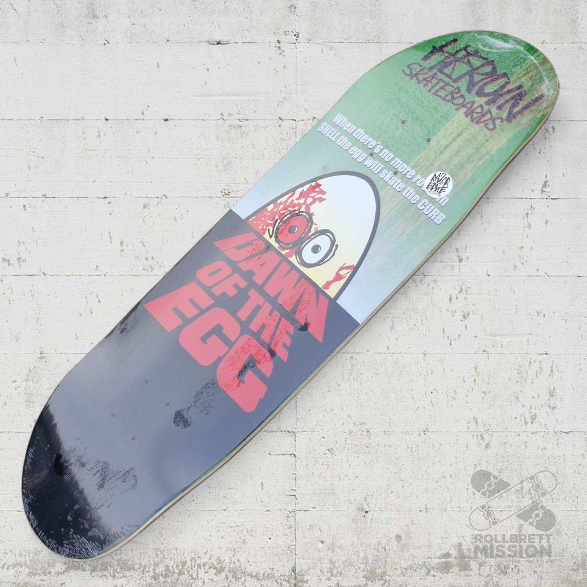 Heroin Skateboards Dawn Of The Egg 9.4 Deck - Skateboard - Decks - Rollbrett Mission