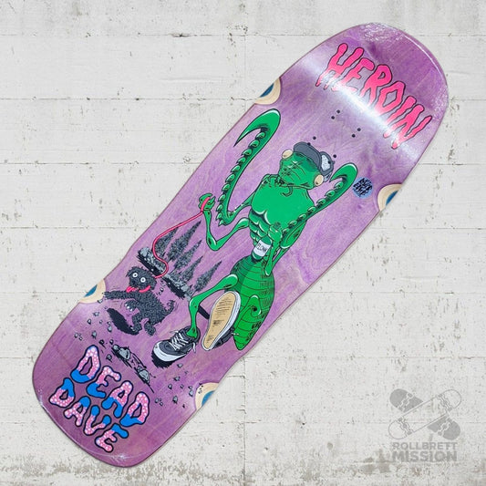 Heroin Skateboards Dead Dave Bug 10.1 Deck - Skateboard - Decks - Rollbrett Mission
