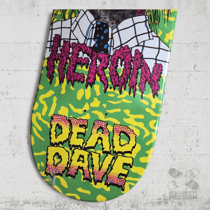 Heroin Skateboards Dead Dave Dead Head 10.125 Deck - Skateboard - Decks - Rollbrett Mission