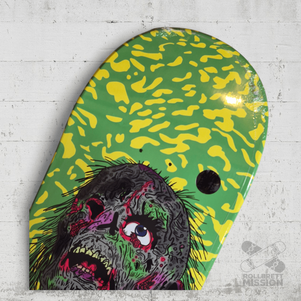 Heroin Skateboards Dead Dave Dead Head 10.125 Deck - Skateboard - Decks - Rollbrett Mission