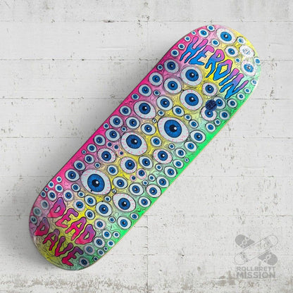 Heroin Skateboards Dead Dave Eyes 10.0 Deck - Skateboard-Decks - Rollbrett Mission