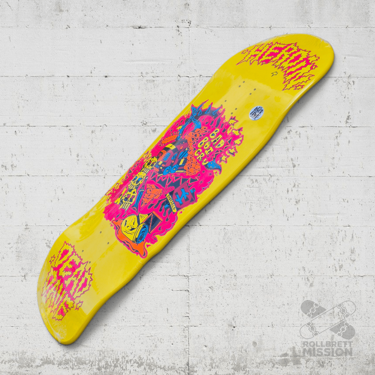 Heroin Skateboards Dead Dave Trainlines 10.125 Deck - Skateboard - Decks - Rollbrett Mission