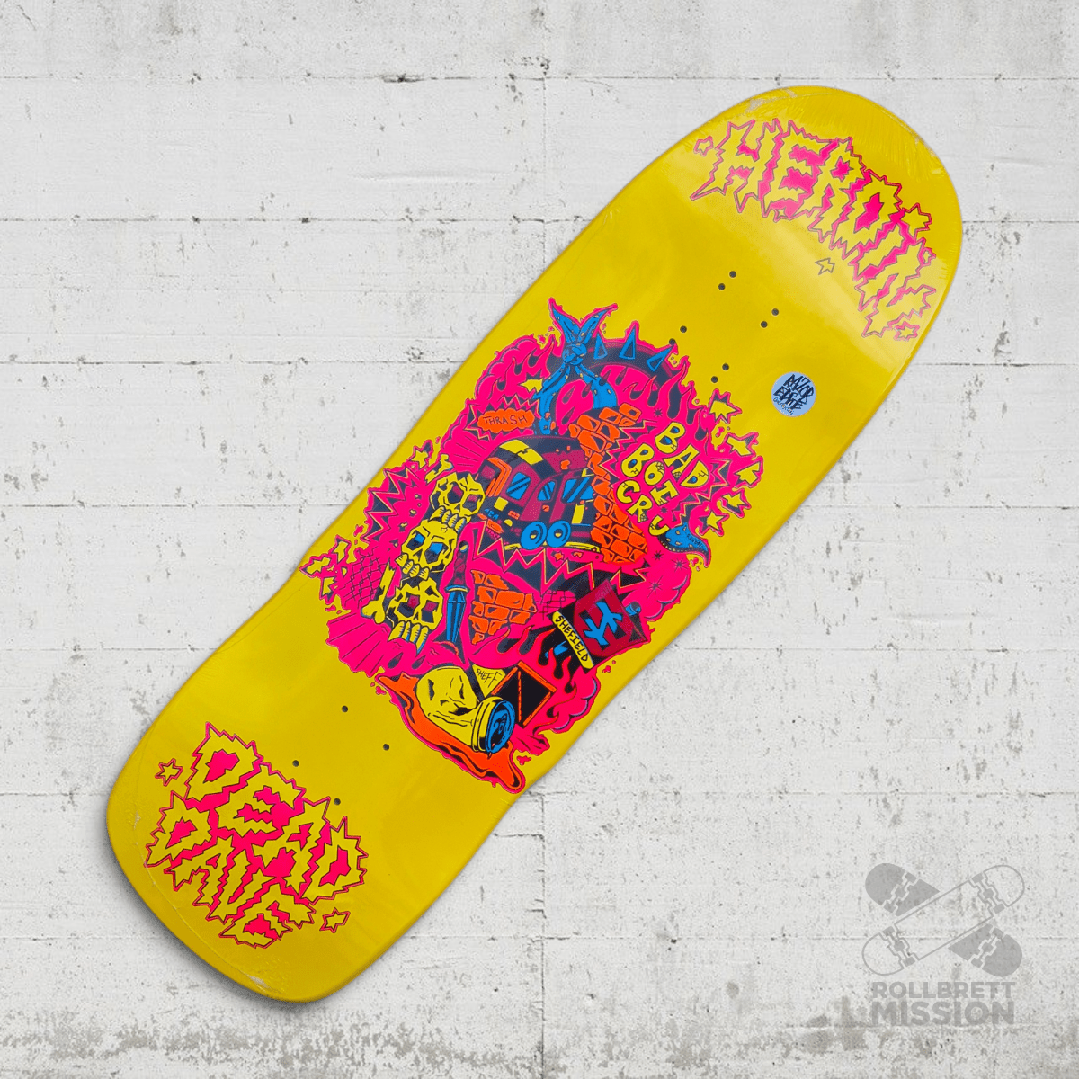 Heroin Skateboards Dead Dave Trainlines 10.125 Deck - Skateboard - Decks - Rollbrett Mission