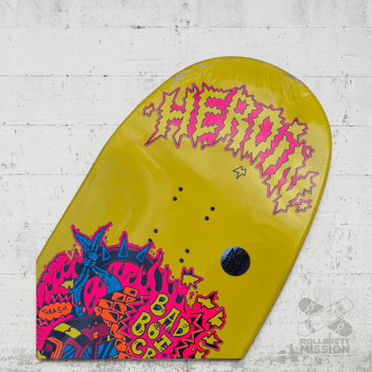 Heroin Skateboards Dead Dave Trainlines 10.125 Deck - Skateboard - Decks - Rollbrett Mission