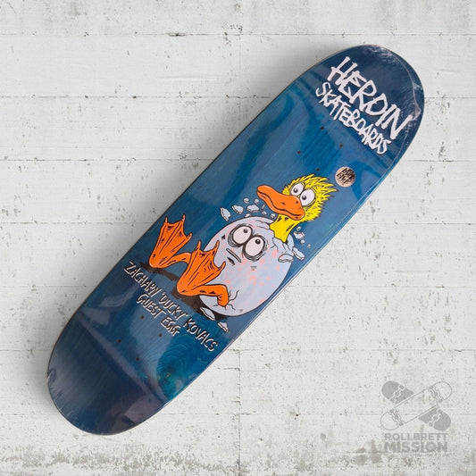 Heroin Skateboards Ducky Guest Egg 9.125 Deck - Skateboard-Decks - Rollbrett Mission