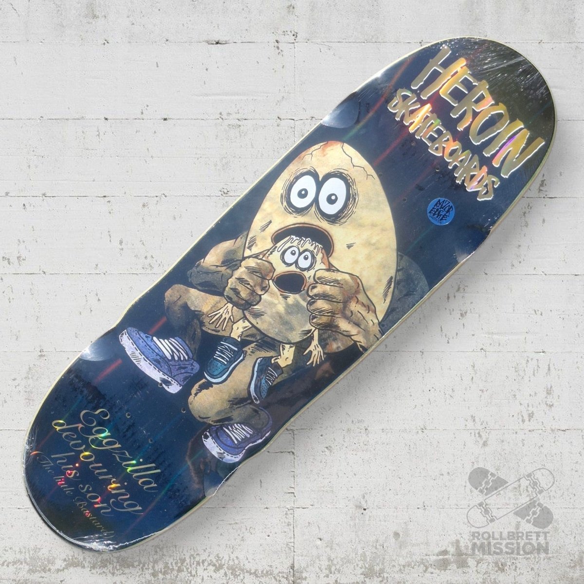 Heroin Skateboards Egg Eater 9.75 Deck - Skateboard - Decks - Rollbrett Mission