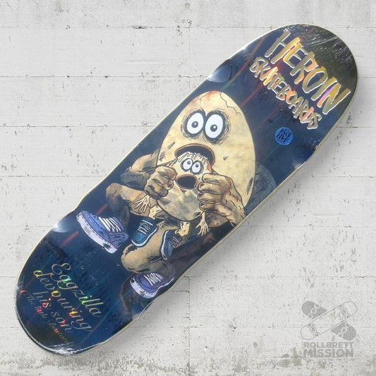 Heroin Skateboards Egg Eater 9.75 Deck - Skateboard - Decks - Rollbrett Mission