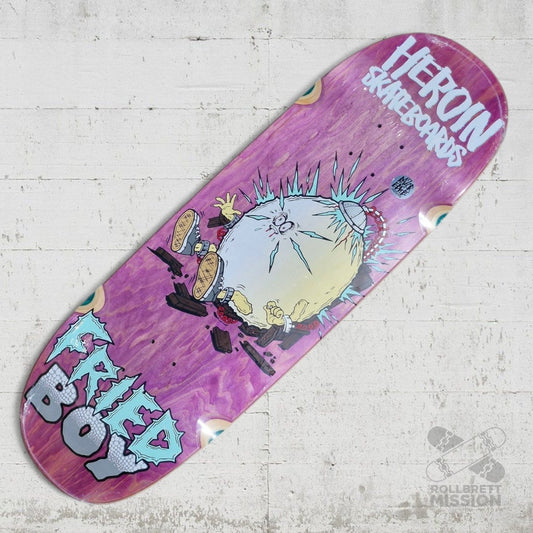 Heroin Skateboards Fried Boy 10.4 Deck - Skateboard - Decks - Rollbrett Mission