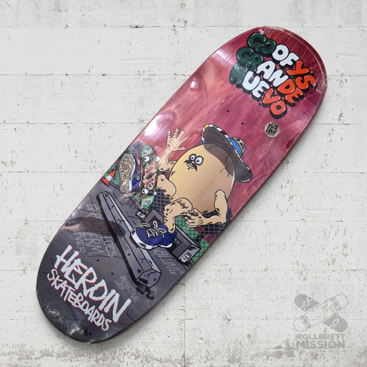 Heroin Skateboards Goofys Grande Huevo 10.75 Deck - Skateboard - Decks - Rollbrett Mission